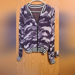 CBRAND Camo/Olive Green reversible bomber jacket